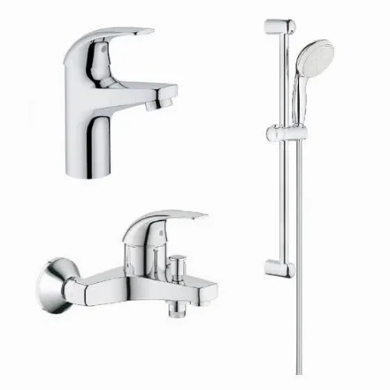 Набір змішувачів Grohe 3 в 1 BauCurve (UA122217S0)