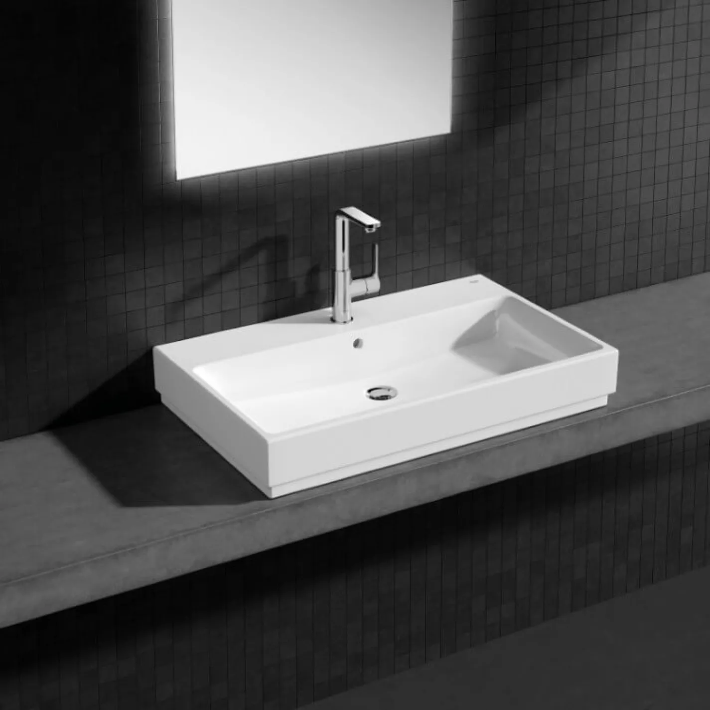 Раковина накладна Grohe Cube Ceramic білий (3947600H) - Фото 2