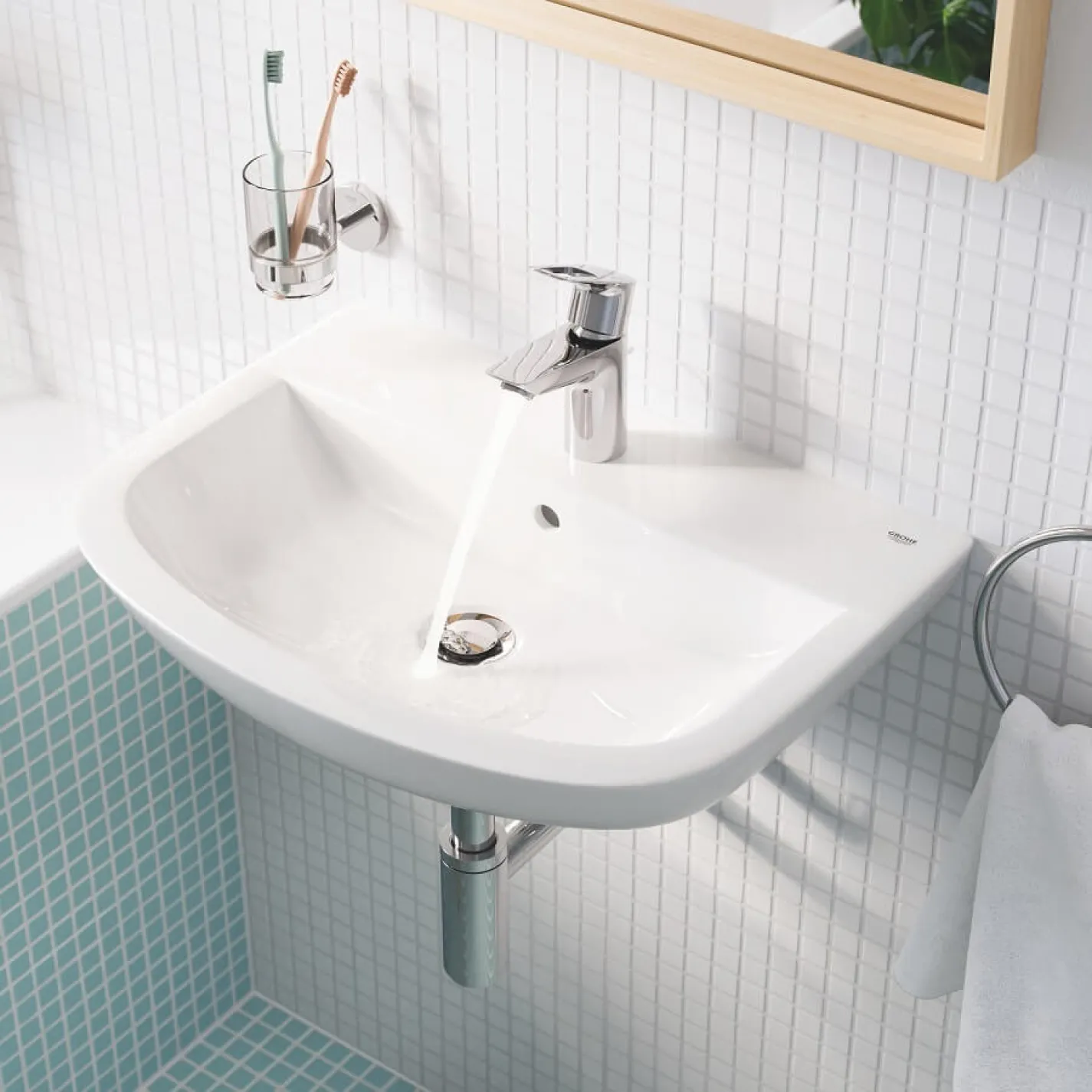 Раковина підвісна Grohe Bau Ceramic білий (39440000) - Фото 2