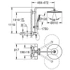 Душова система з термостатом для настінного монтажу Grohe Rainshower Smartactive 310- Фото 6