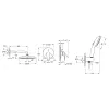 Душевая система Grohe Euroeco с Tempesta 250 хром (UA2939200L)- Фото 4