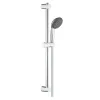 Душовий гарнітур Grohe QuickFix Vitalio Start 100, хром/чорний (27942000)- Фото 1