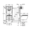 Инсталляция для унитаза 5 в 1 Grohe Solido Start Round Ceramic с клавишей Sail (103846SH00)- Фото 4