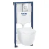 Инсталляция для унитаза 5 в 1 Grohe Solido Start Round Ceramic с клавишей Sail (103846SH00)- Фото 1