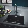 Мийка кухонна Grohe EX Sink K700 Undermount, чорний (31653AP0)- Фото 4