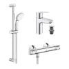 Набір змішувачів 2 в 1 для ванни Grohe QuickFix Start S-Size (34841551TS)- Фото 1