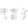 Набор смесителей для ванны Grohe BauEdge New хром (UA123365S1)- Фото 4