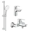 Набор смесителей для ванны Grohe BauEdge New хром (UA123365S1)- Фото 1