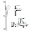 Набор смесителей для ванны Grohe Bauloop (23337001+23603001+26748003)- Фото 1