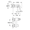 Змішувач для душу Grohe EuroCube (23145000)- Фото 2