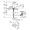 Смеситель однорычажный для раковины Grohe BauLoop M-Size- Фото 2