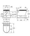 Унитаз подвесной Grohe Bau Ceramic с сиденьем (103860SH00)- Фото 4