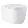 Унитаз подвесной Grohe Bau Ceramic с сиденьем (103860SH00)- Фото 1