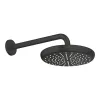 Верхній душ з кронштейном Grohe Tempesta 210 чорний матовий (1022182430)- Фото 2