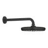 Верхній душ з кронштейном Grohe Tempesta 210 чорний матовий (1022182430)- Фото 1