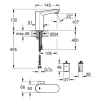 Змішувач для раковини електронний Grohe QuickFix Get E (36366002)- Фото 4