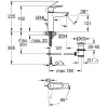 Смеситель для раковины Grohe QuickFix Start M-Size (23552002)- Фото 4