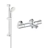 Змішувач для ванни Grohe Grohtherm 800 з душовим гарнітуром 27853001 (34567001)- Фото 1