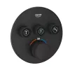 Смеситель для душа Grohe Grohtherm SmartControl, внешняя часть, черный матовый (29508KF0)- Фото 3