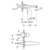 Смеситель для умывальника Grohe Euroeco (24274001)- Фото 2