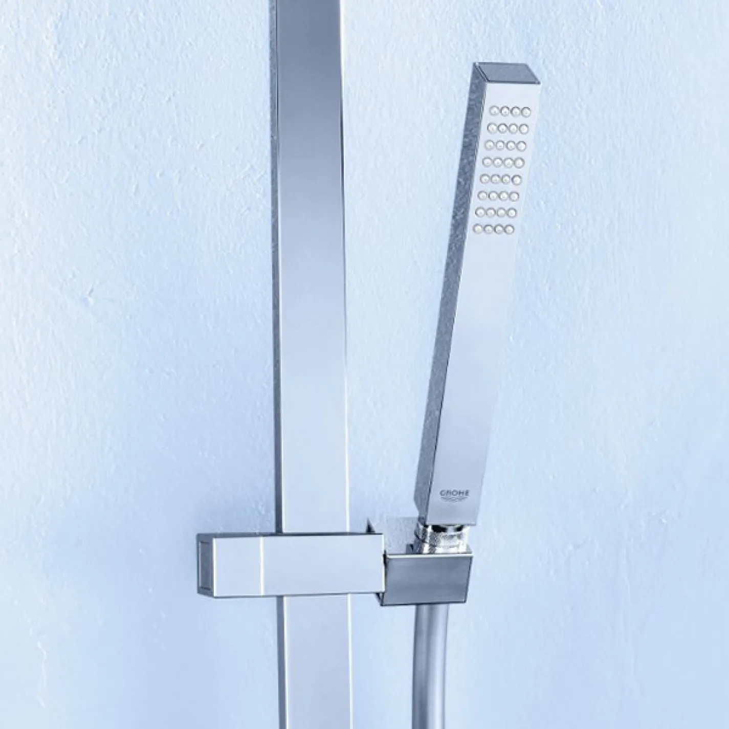 Душова система з термостатом для настінного монтажу Grohe Euphoria Cube System 230 - Фото 4