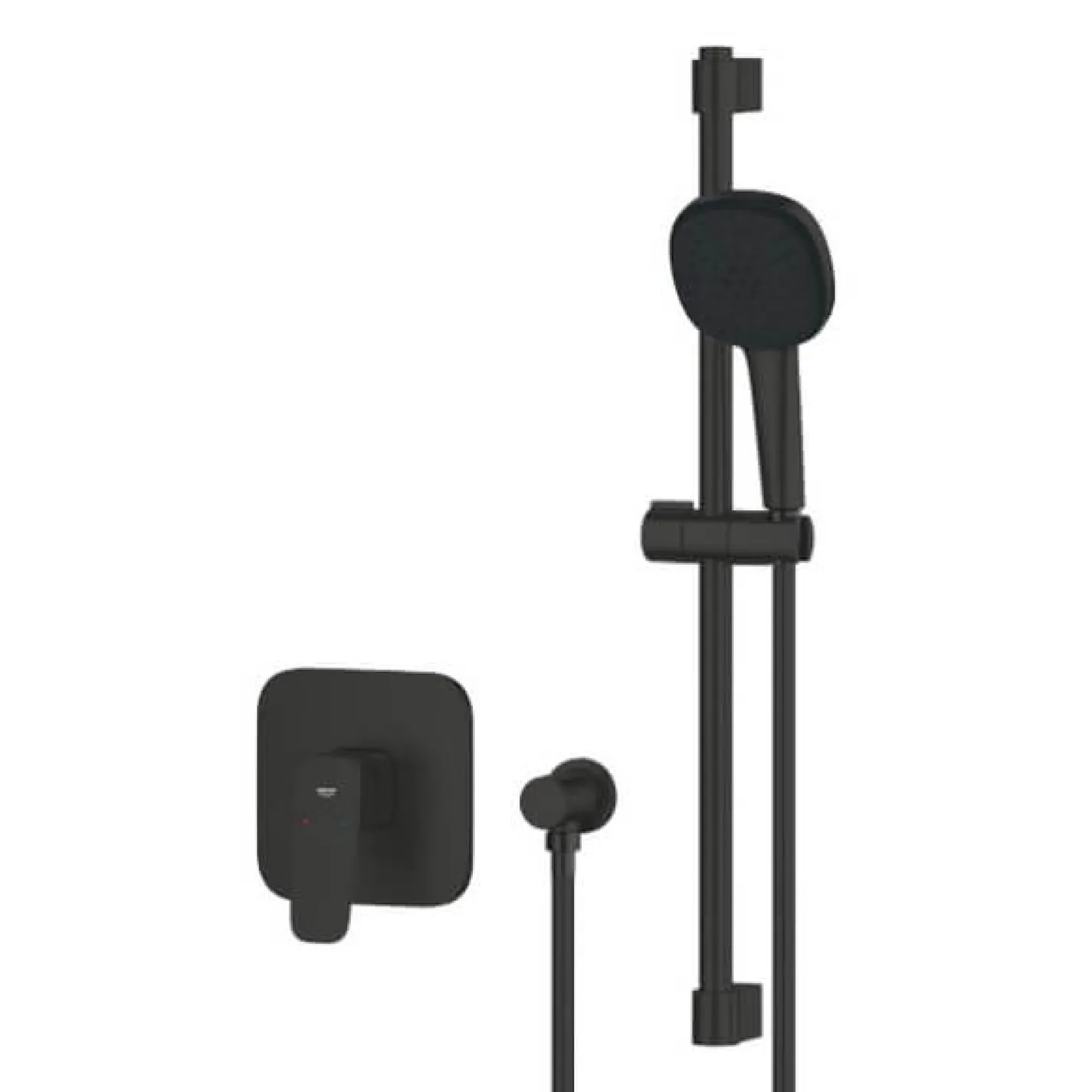 Душова система Grohe Cubeo Tempesta 110 чорний (1053352430) - Фото 2