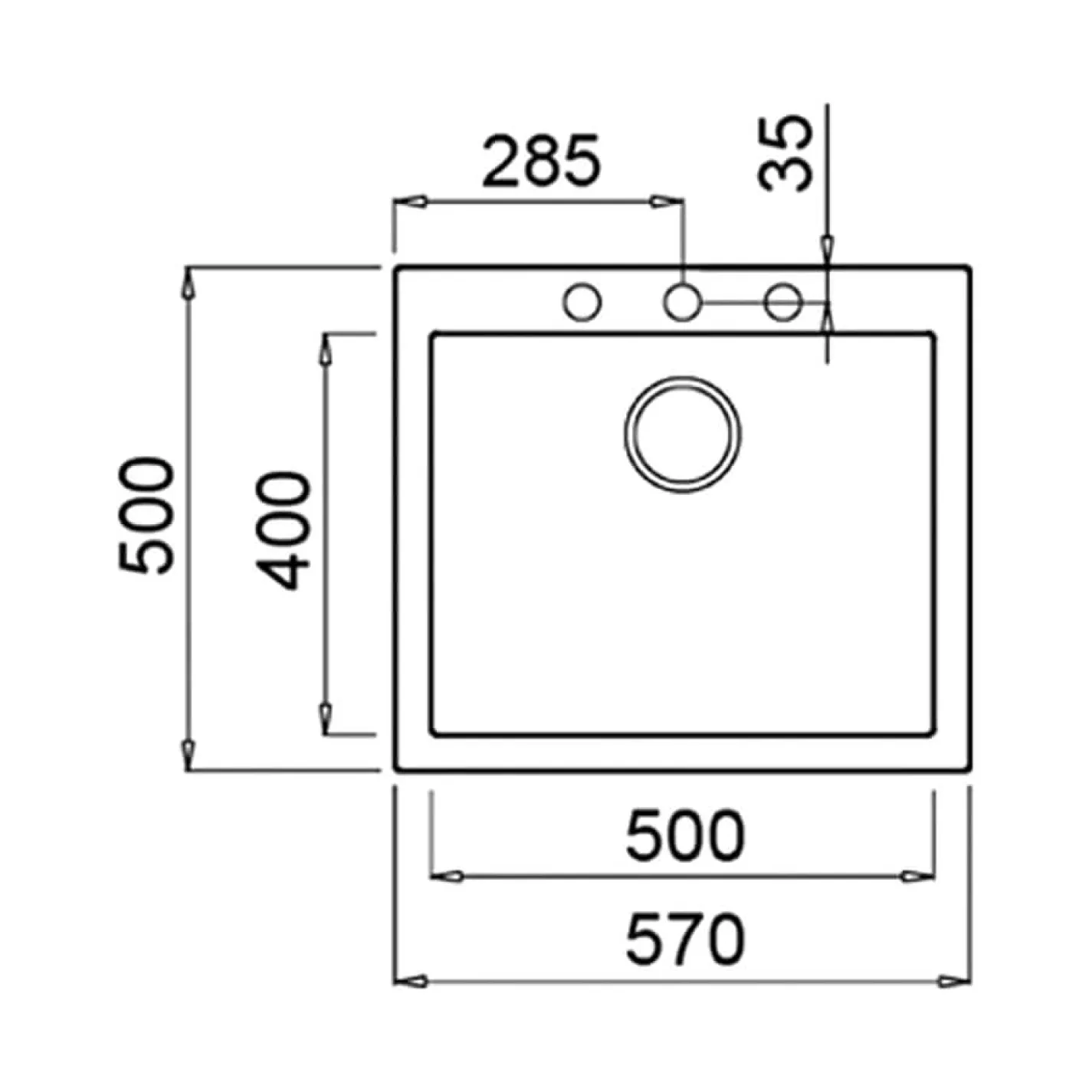 Кухонная мойка Teka Forsquare 50.40 TG AUTO, бежевый (115230007) - Фото 2