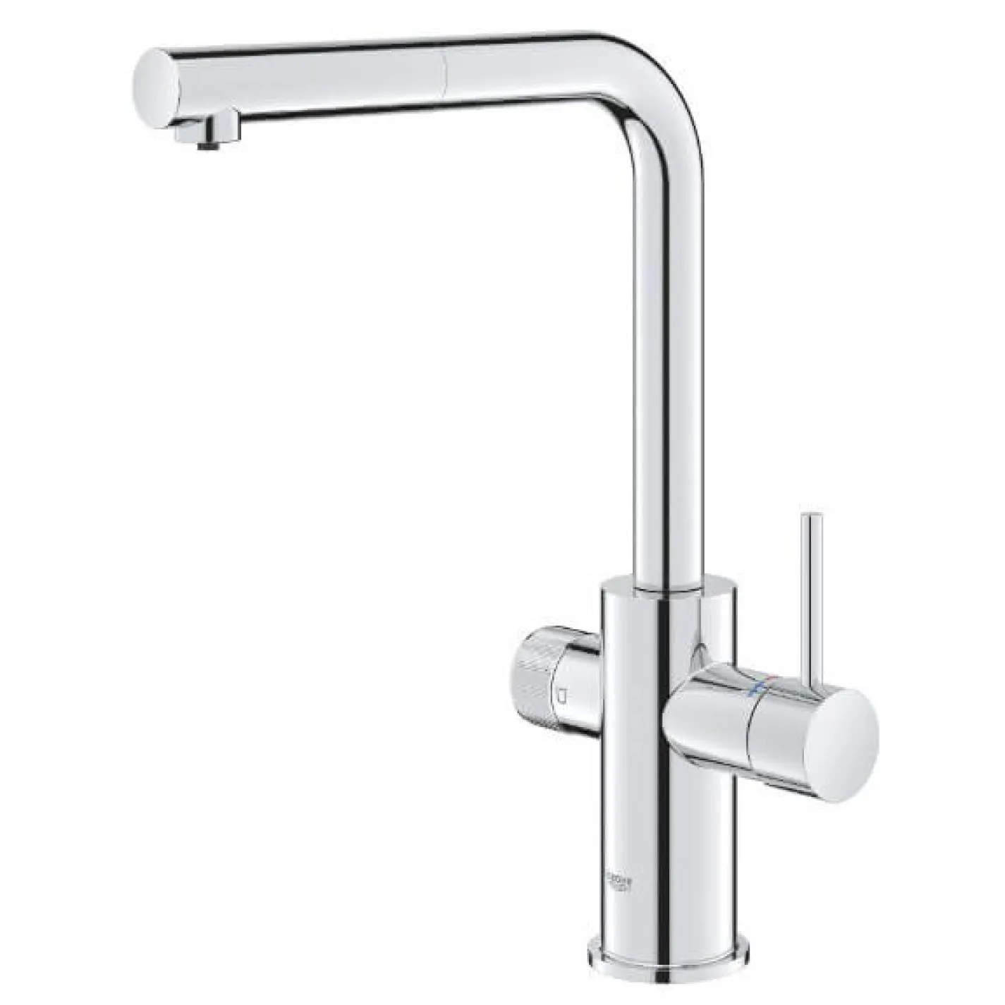 Змішувач для кухні Grohe Blue Pure Minta для подачі технічної та фільтрованої води хром (30590000) - Фото 1