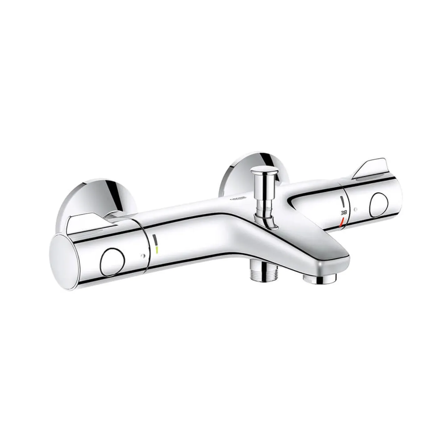 Смеситель для ванны Grohe Grohtherm 800 с душевым гарнитуром 27853001 (34567001) - Фото 3