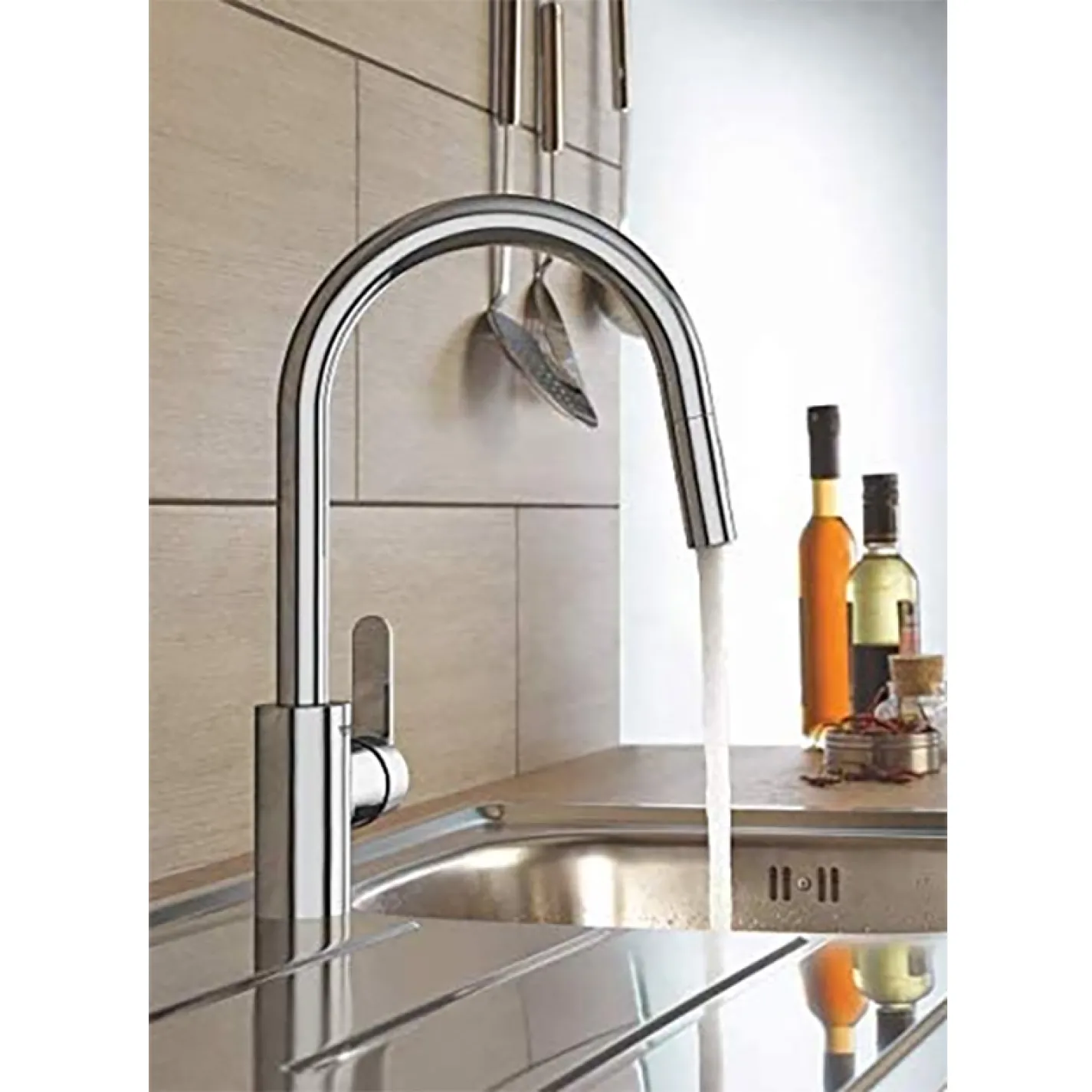 Смеситель для кухни Grohe QuickFix Get хром (31484001) - Фото 2