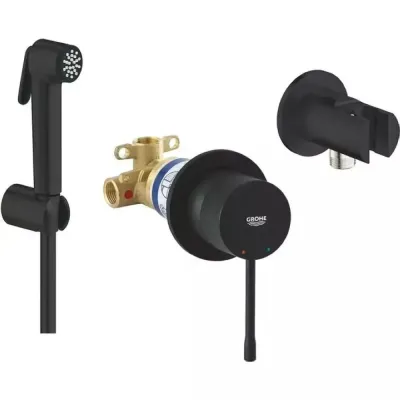 Гігієнічний душ Grohe Essence чорний матовий (UA111197243)