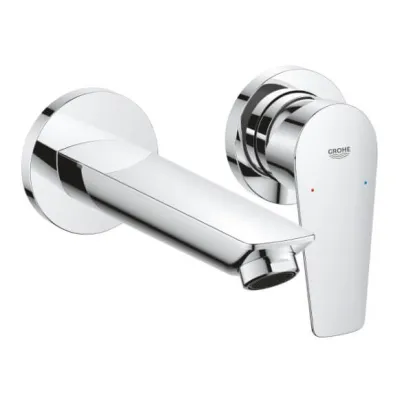 Змішувач для раковини Grohe BauEdge New на 2 отвори зі стіни (20474001)