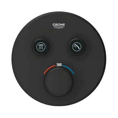 Смеситель для душа Grohe Grohtherm SmartControl, внешняя часть, черный матовый (29507KF0)