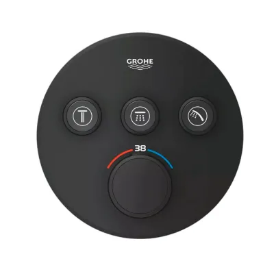 Смеситель для душа Grohe Grohtherm SmartControl, внешняя часть, черный матовый (29508KF0)