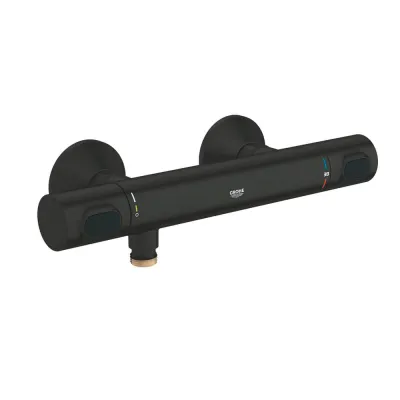 Смеситель для душа с термостатом Grohe Grohtherm 500, черный матовый (347932430)