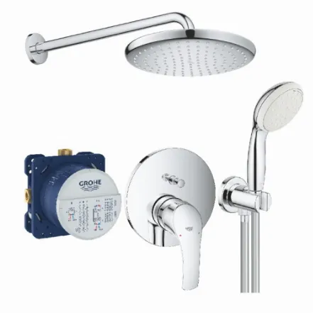 Душова система із змішувачем Grohe Eurosmart New Tempesta 250 (UA26416SC3)