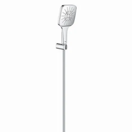 Душовий гарнітур Grohe Rainshower Smartactive Cube 130, 3 режими струменя