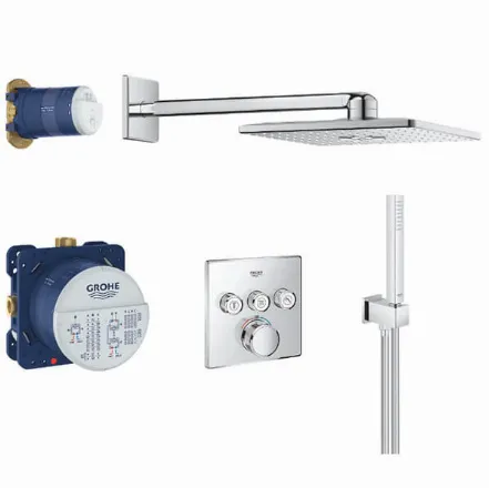 Душовий комплект Grohe Grohtherm Smart Control Rainshower Smart Active 310 Cube