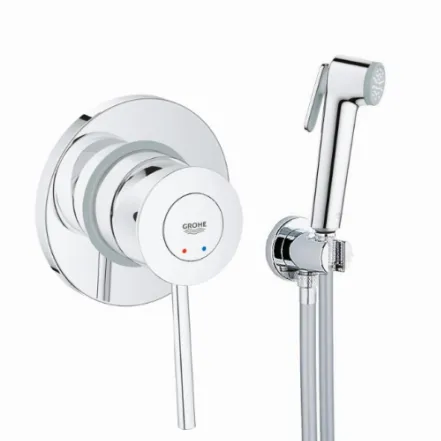 Гігієнічний душ Grohe Bau Classic с New Tempesta-F, хром (UA11104801)