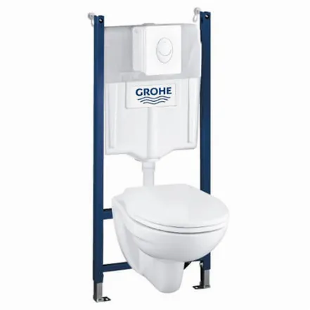 Інсталяційна система 5 в 1 Grohe Solido Ceramic Bundle з унітазом (39116000)