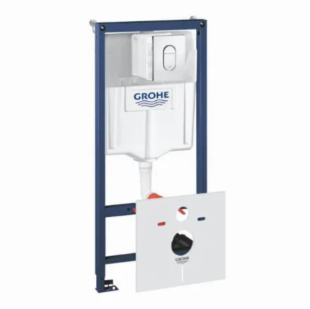 Комплект для підвісного унітазу Grohe Rapid SL 4 в 1 + кнопка Arena Cosmopolitan