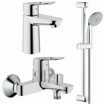 Набір змішувачів для ванни Grohe BauLoop S-Size (123214S)