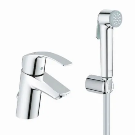 Змішувач одинважільний для раковини з гігієнічним душем Grohe Eurosmart S-Size (23124002)