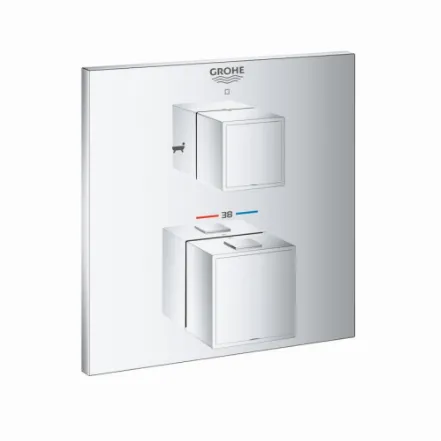 Термостат для ванни Grohe Grohtherm Cube з 2 перемикачами (24155000)