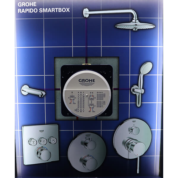 Универсальная встроенная часть Grohe Rapido SmartBox (35600000)- Фото 2