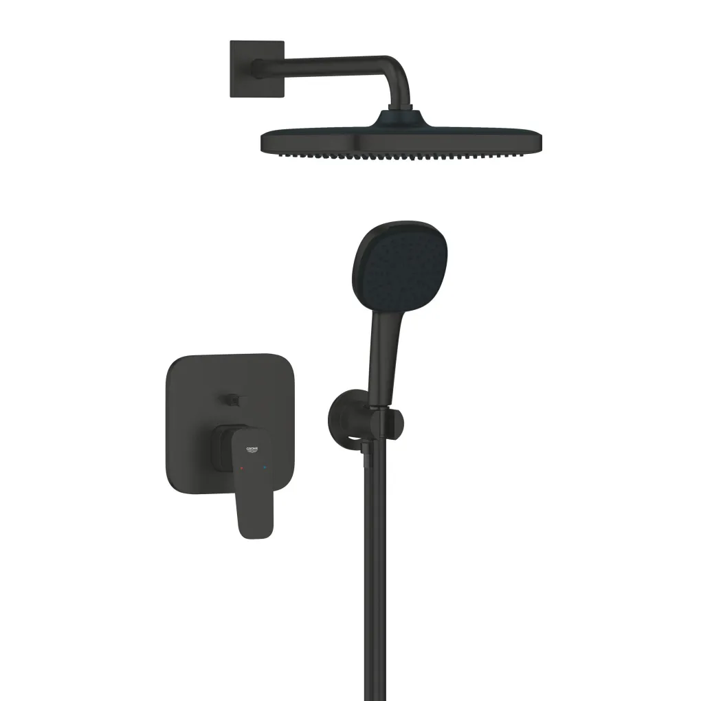 Душевая система Grohe Cubeo с Tempesta 250 черный (1053362430)- Фото 2