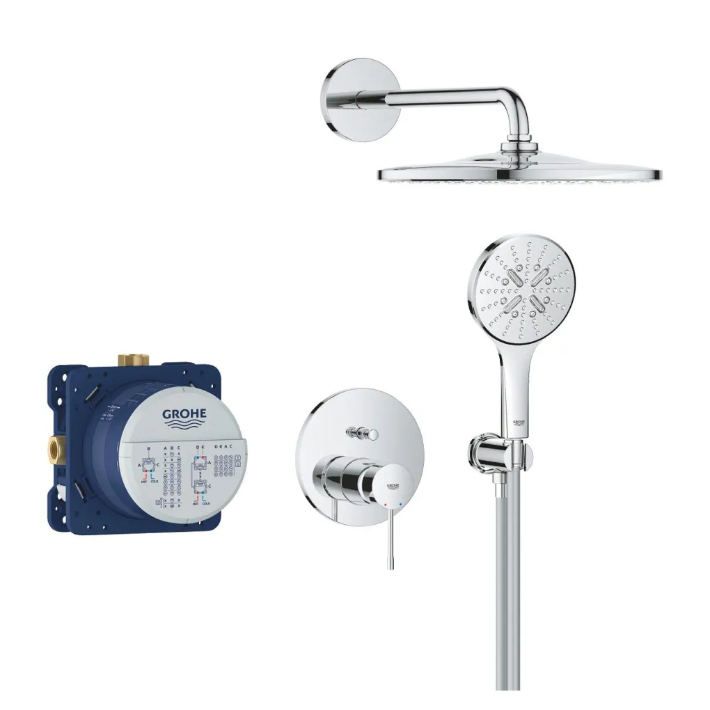 Душевая система Grohe Essence с Rainshower Mono 310 хром (25287000)- Фото 3