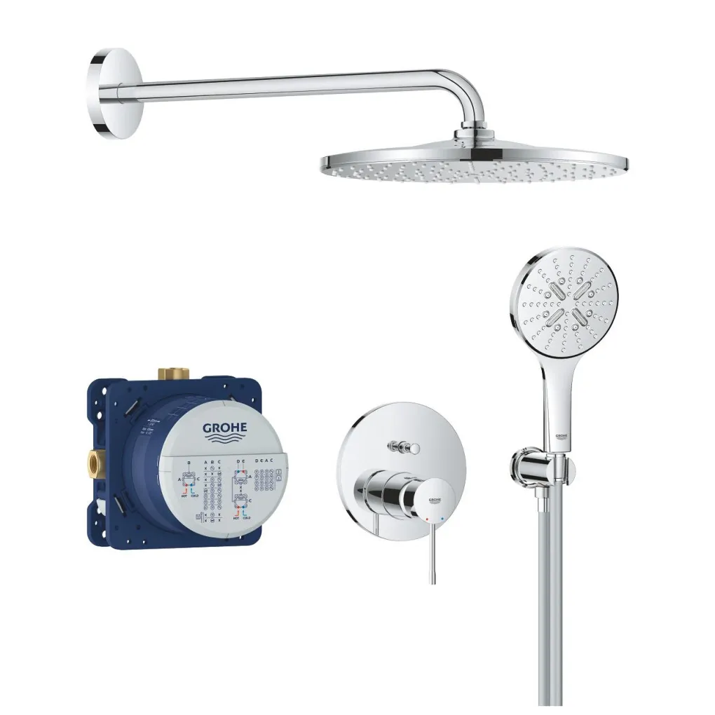 Душевая система Grohe Essence с Rainshower Mono 310 хром (25287000)- Фото 1