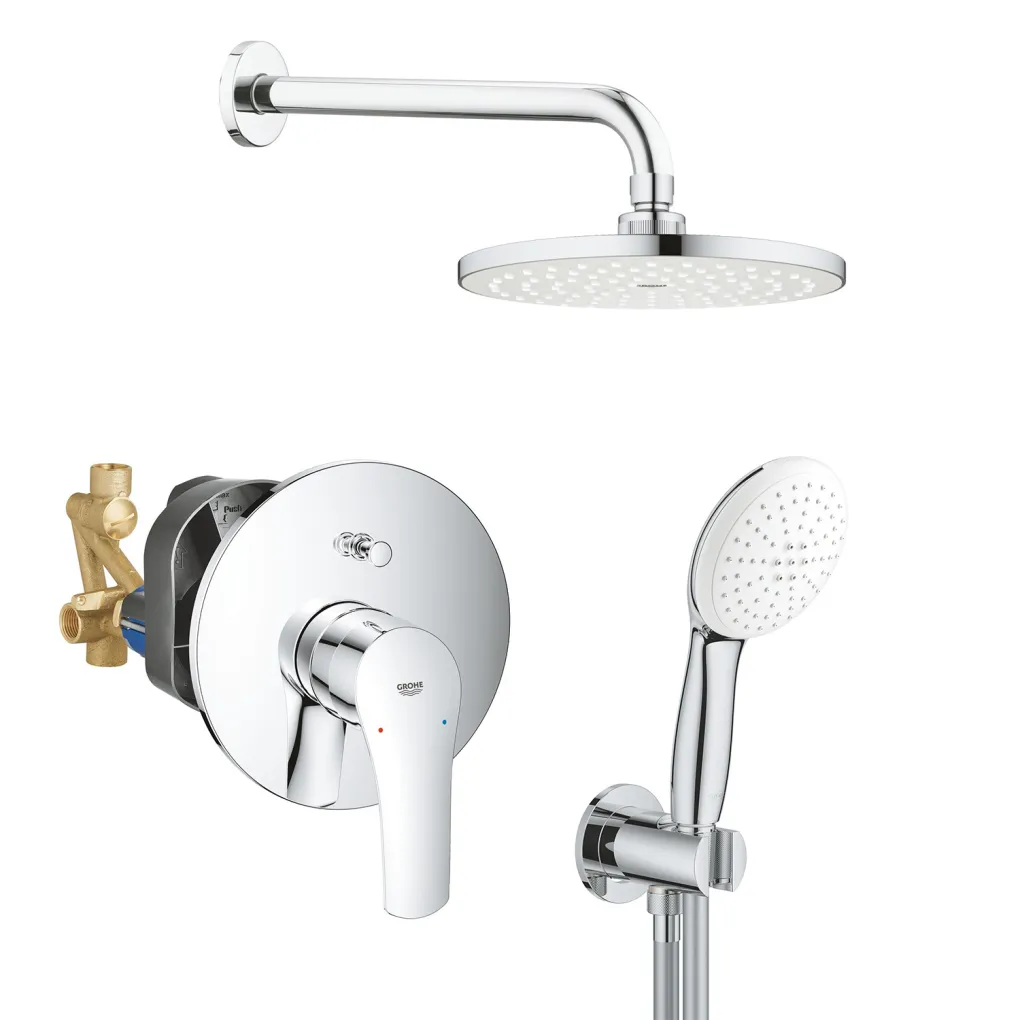 Душевая система Grohe Eurosmart с Tempesta 200 хром (UA25183003)- Фото 1