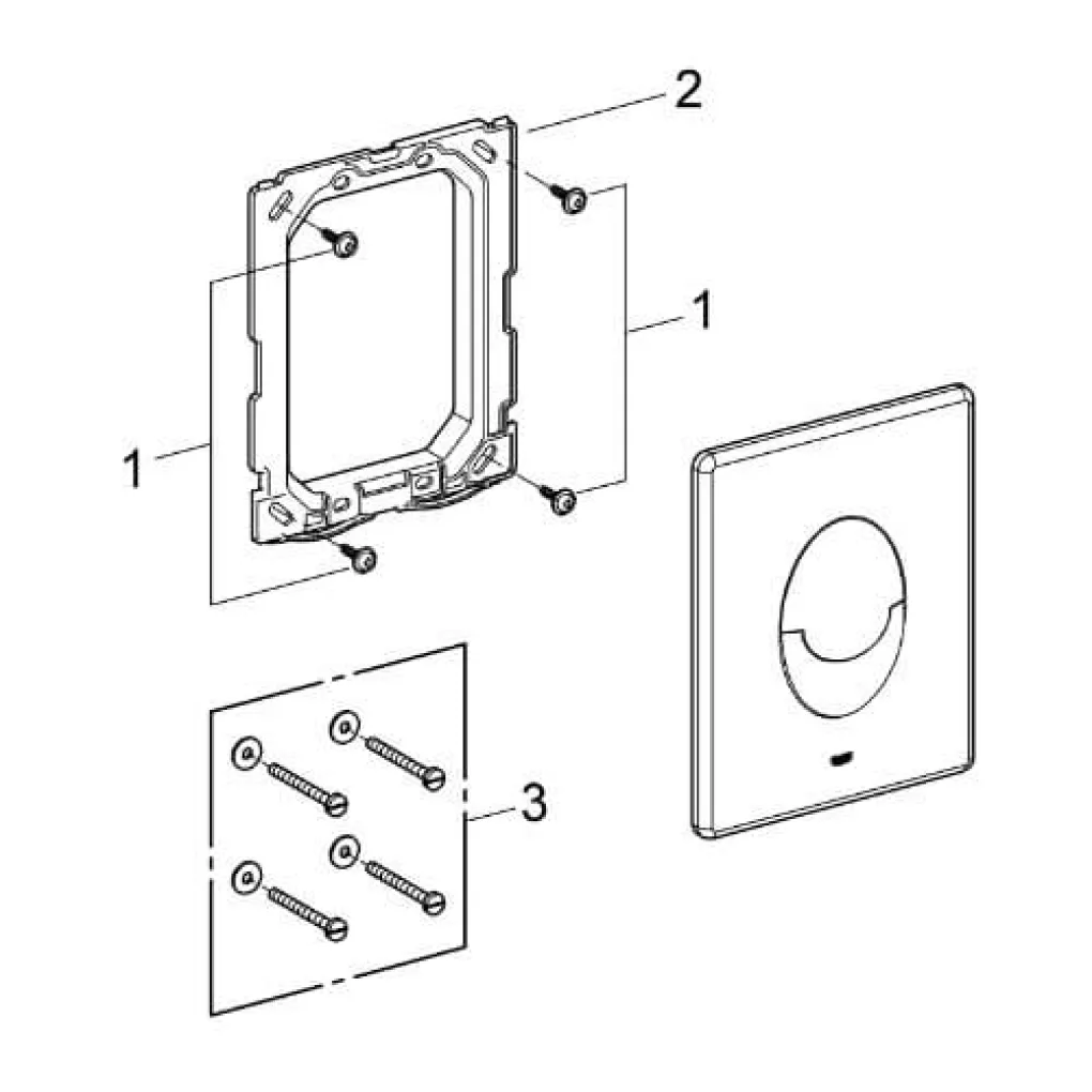 Клавиша смыва Grohe QuickFix Start (38964000)- Фото 3